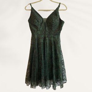 Fern Green "SHEIN" slip dress